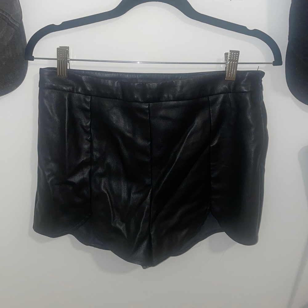 Forever 21 Faux Leather Shorts